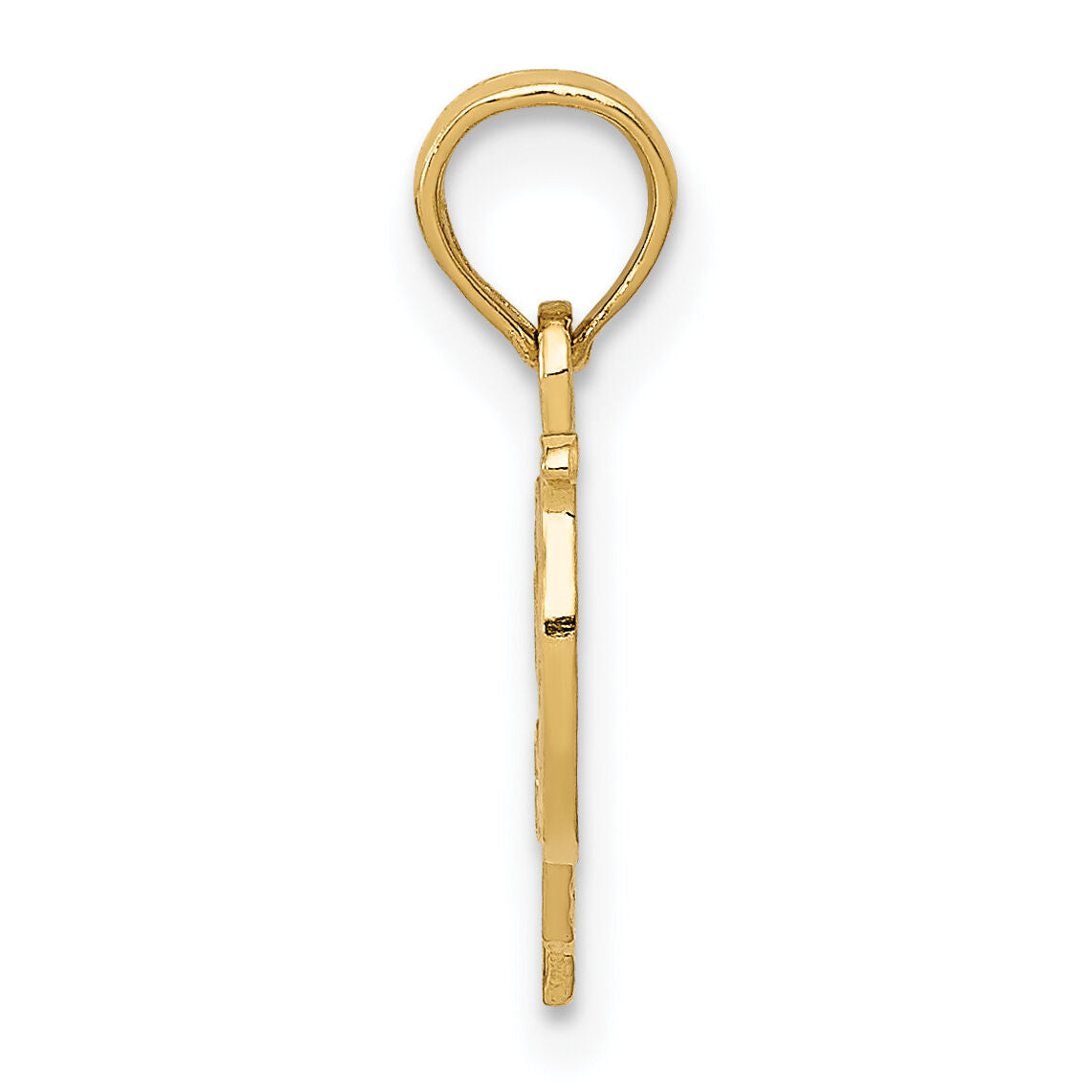 14k I Heart PAPA Charm-K2690