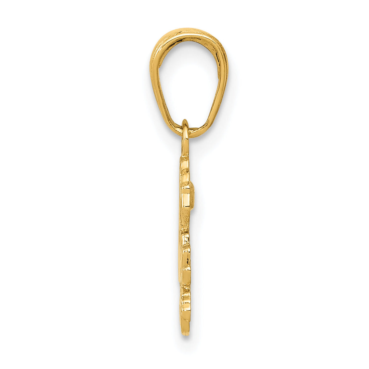 14k SISTER Rose Pendant-K2693