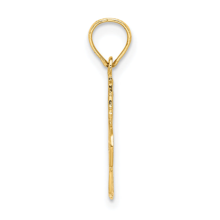 14k #1 SISTER-IN-LAW Charm-K2695