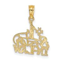 14k #1 SISTER-IN-LAW Charm-K2695