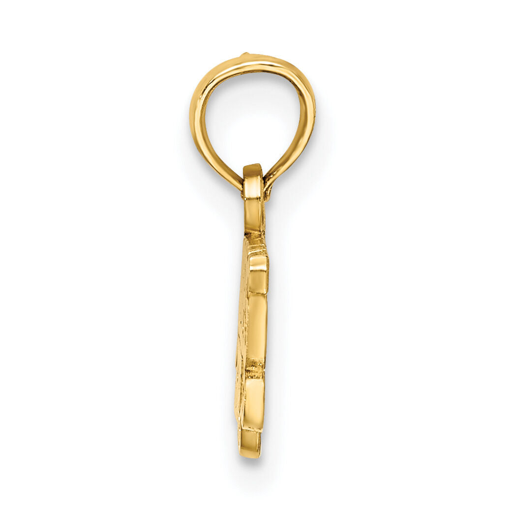 14k GRANDPAS GIRL Charm-K2698