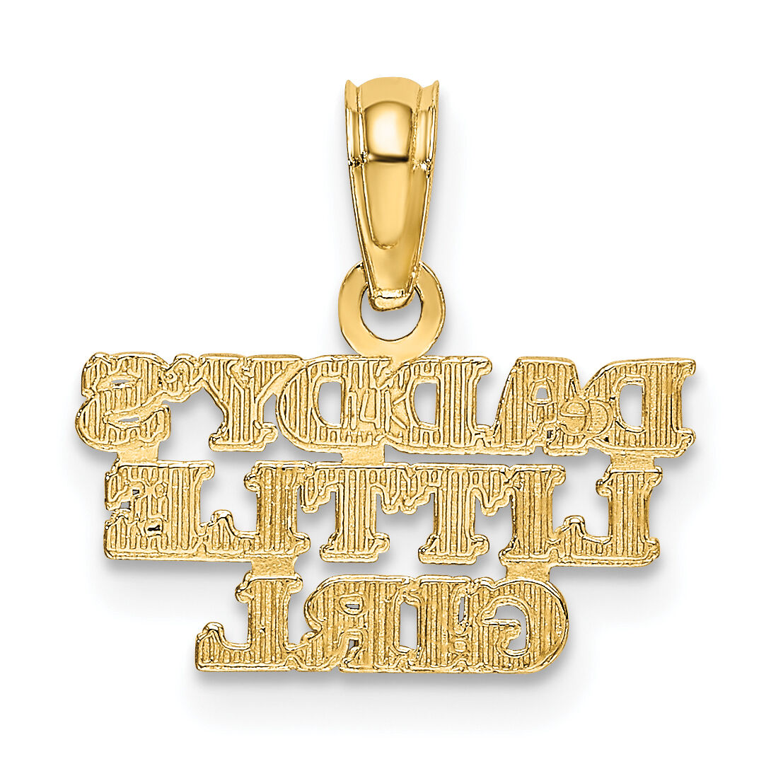 14k DADDYS LITTLE GIRL Charm-K2699