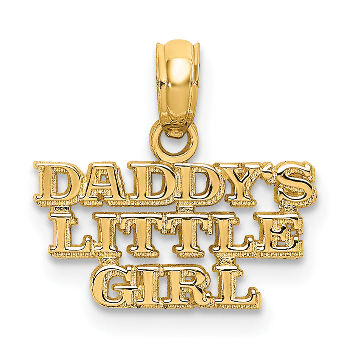 14k DADDYS LITTLE GIRL Charm-K2699