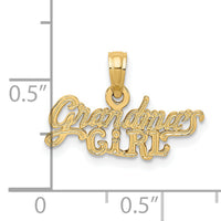 14k GRANDMA'S GIRL Charm-K2700