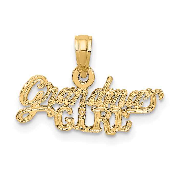 14k GRANDMA'S GIRL Charm-K2700