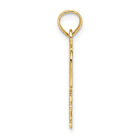 14k DADDYS GIRL Heart Pendant-K2701