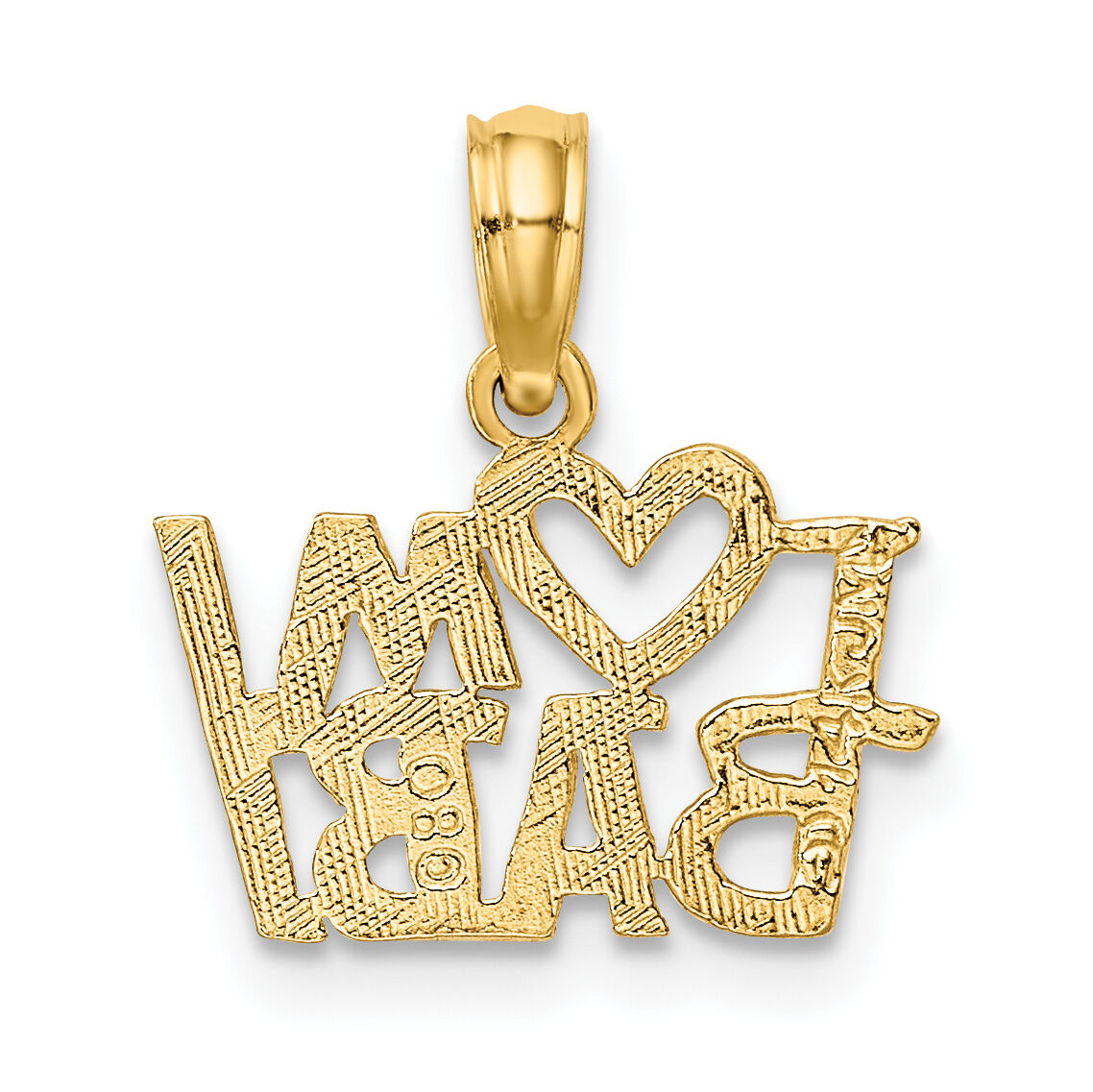 14k I HEART MY BABY Charm-K2704