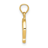 14K Horseshoe Pendant-K2741