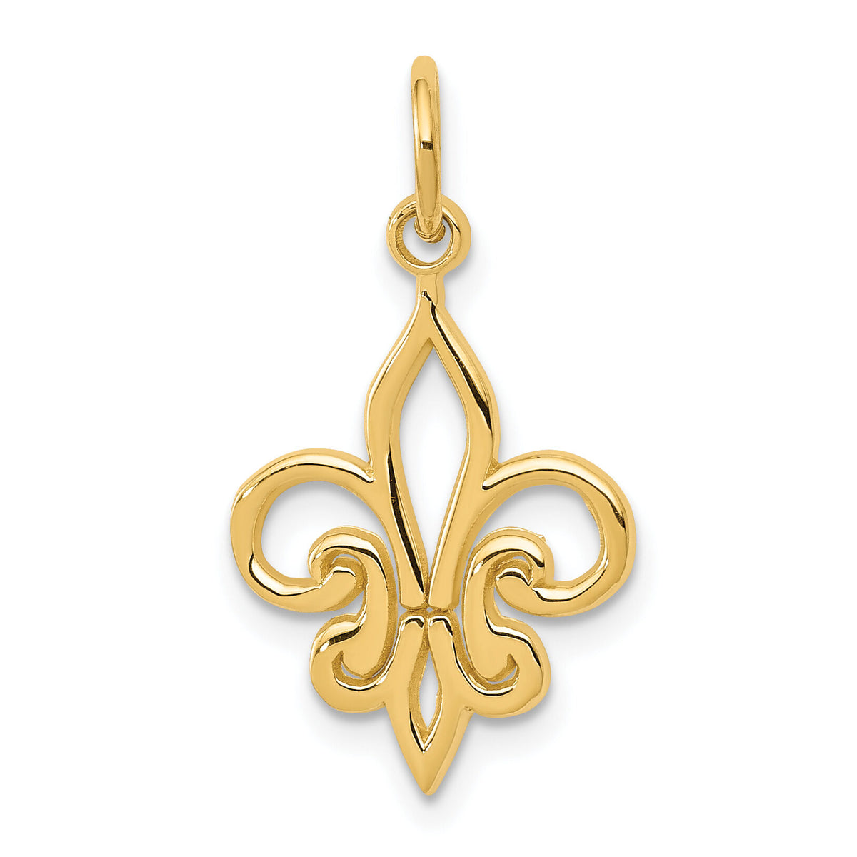 14k Fleur De Lis Charm-K2756