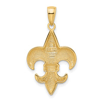 14k Medium Fleur-De-Lis Pendant-K2760