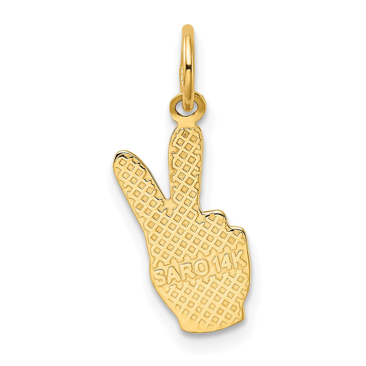 14k Peace Sign Charm-K2765