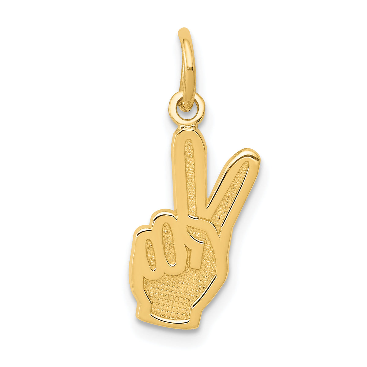 14k Peace Sign Charm-K2765