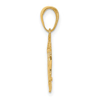 14k Cable Car Pendant-K2787