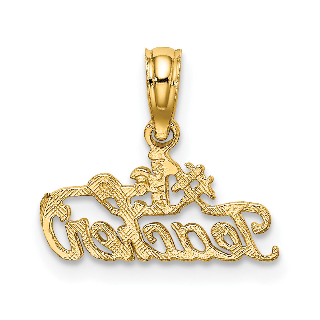 14k #1 TEACHER Charm-K2806