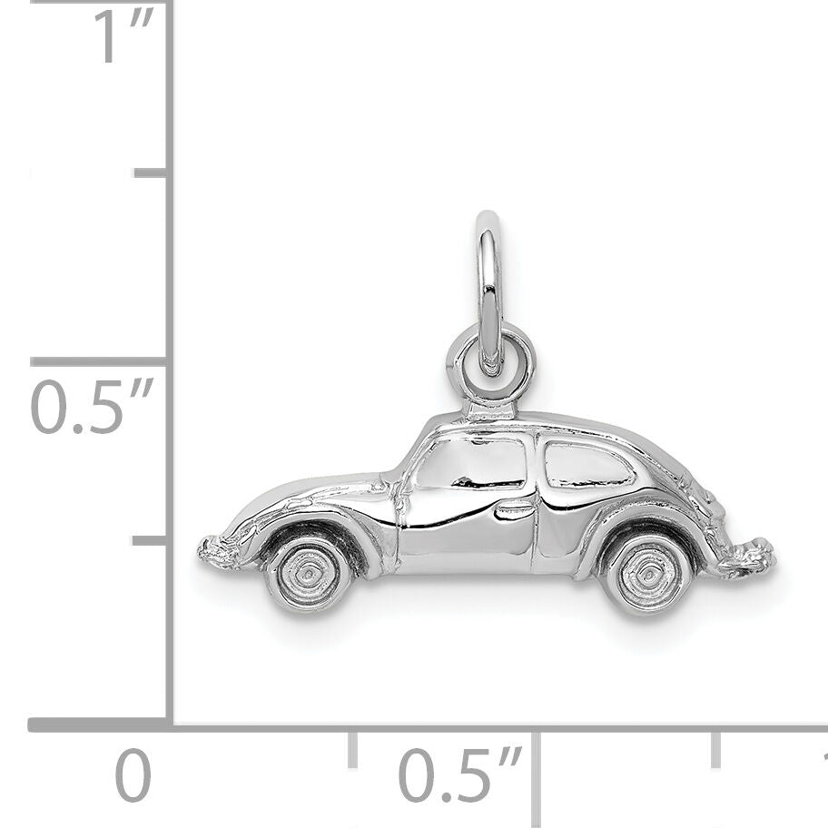 14k White Gold Car Charm-K2816
