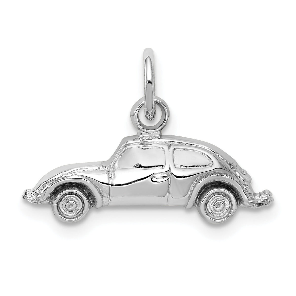 14k White Gold Car Charm-K2816