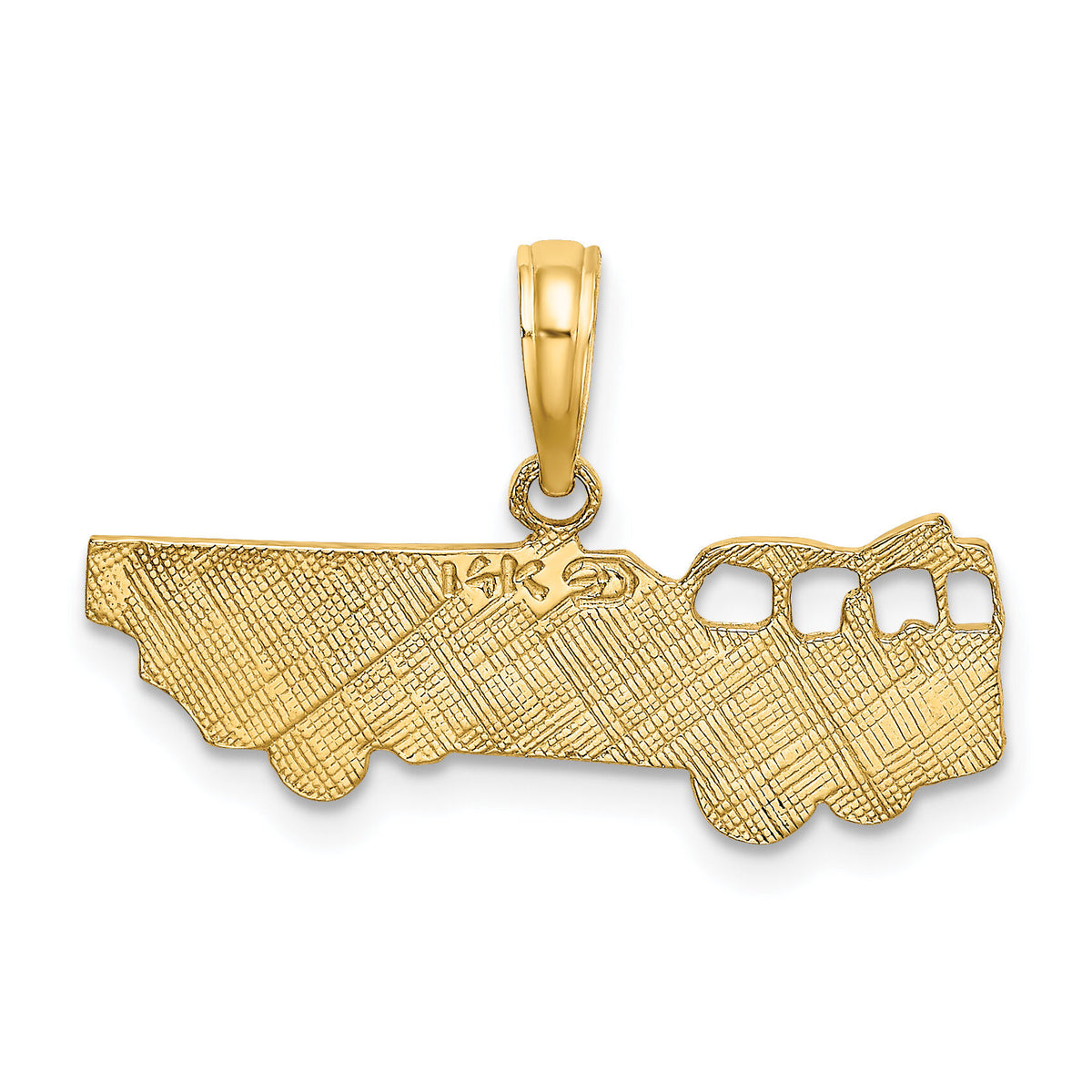 14k Fire Truck Charm-K2838