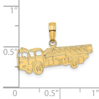 14k Fire Truck Charm-K2838