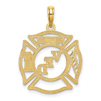 14k VFD Member Shield Charm-K2849