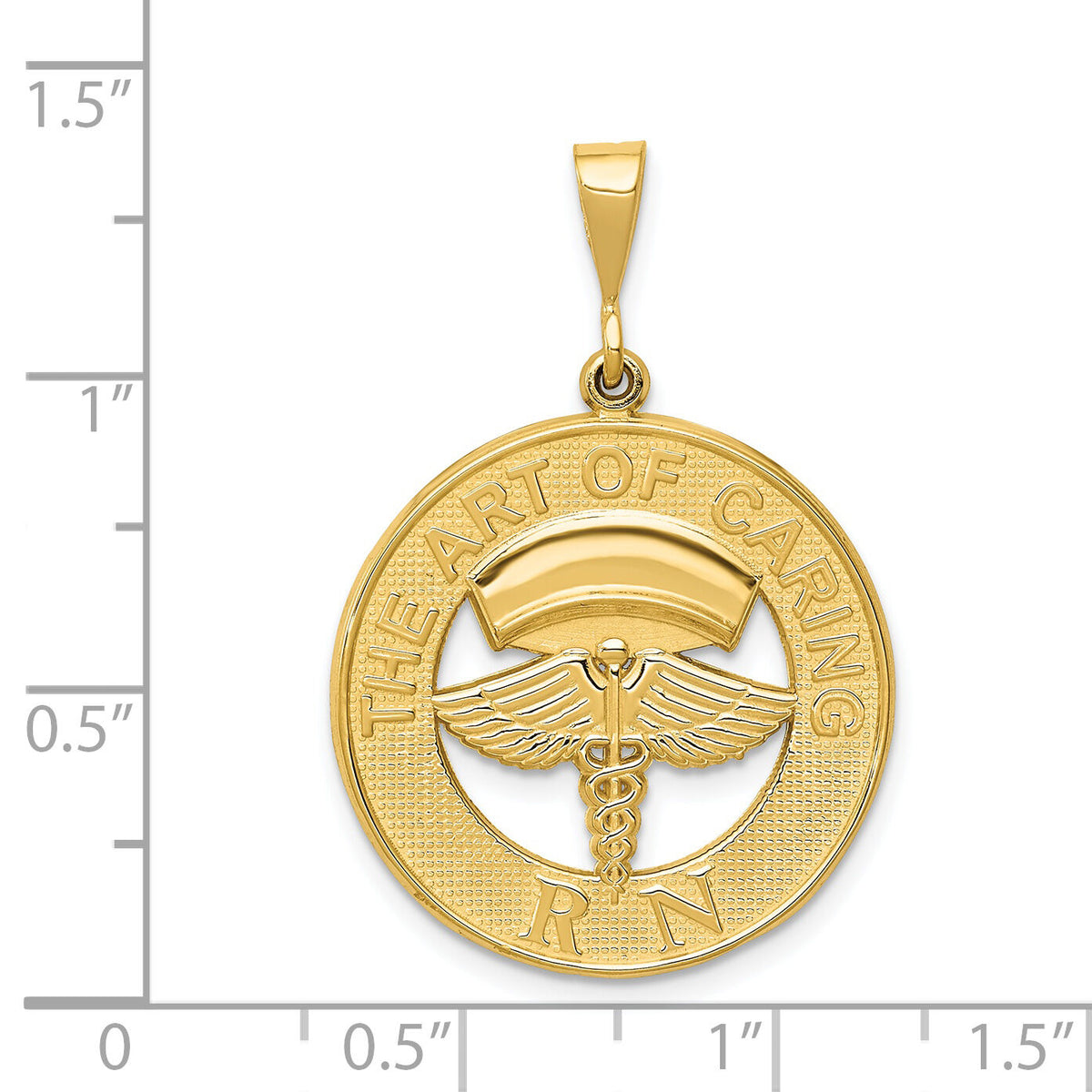 14k RN THE ART OF CARING Pendant-K2852