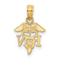 14K RN Caduceus Charm-K2853
