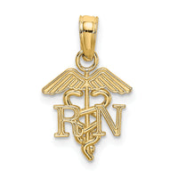 14K RN Caduceus Charm-K2853