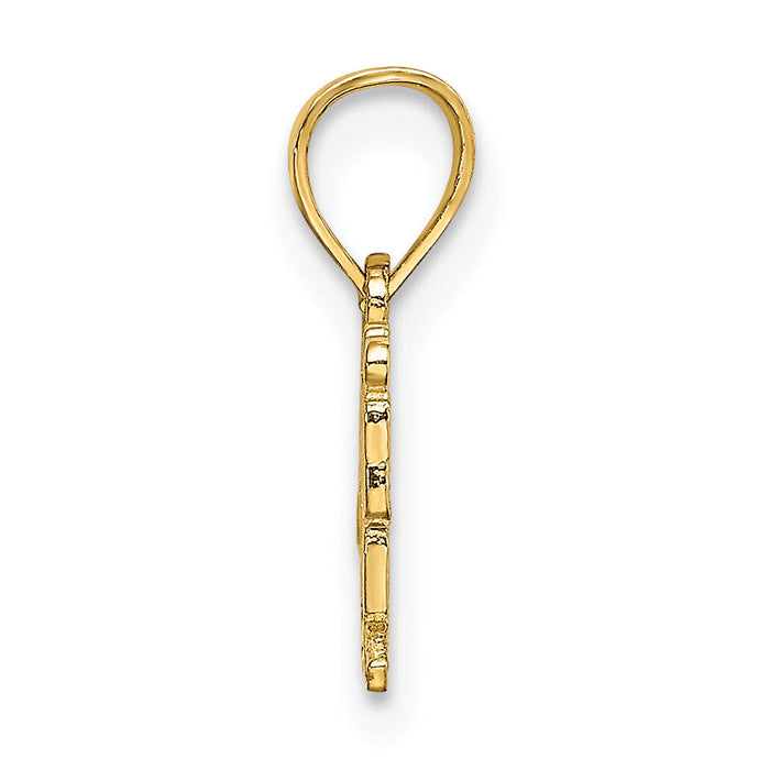 14k HAWAII NO KA OI Charm-K2860