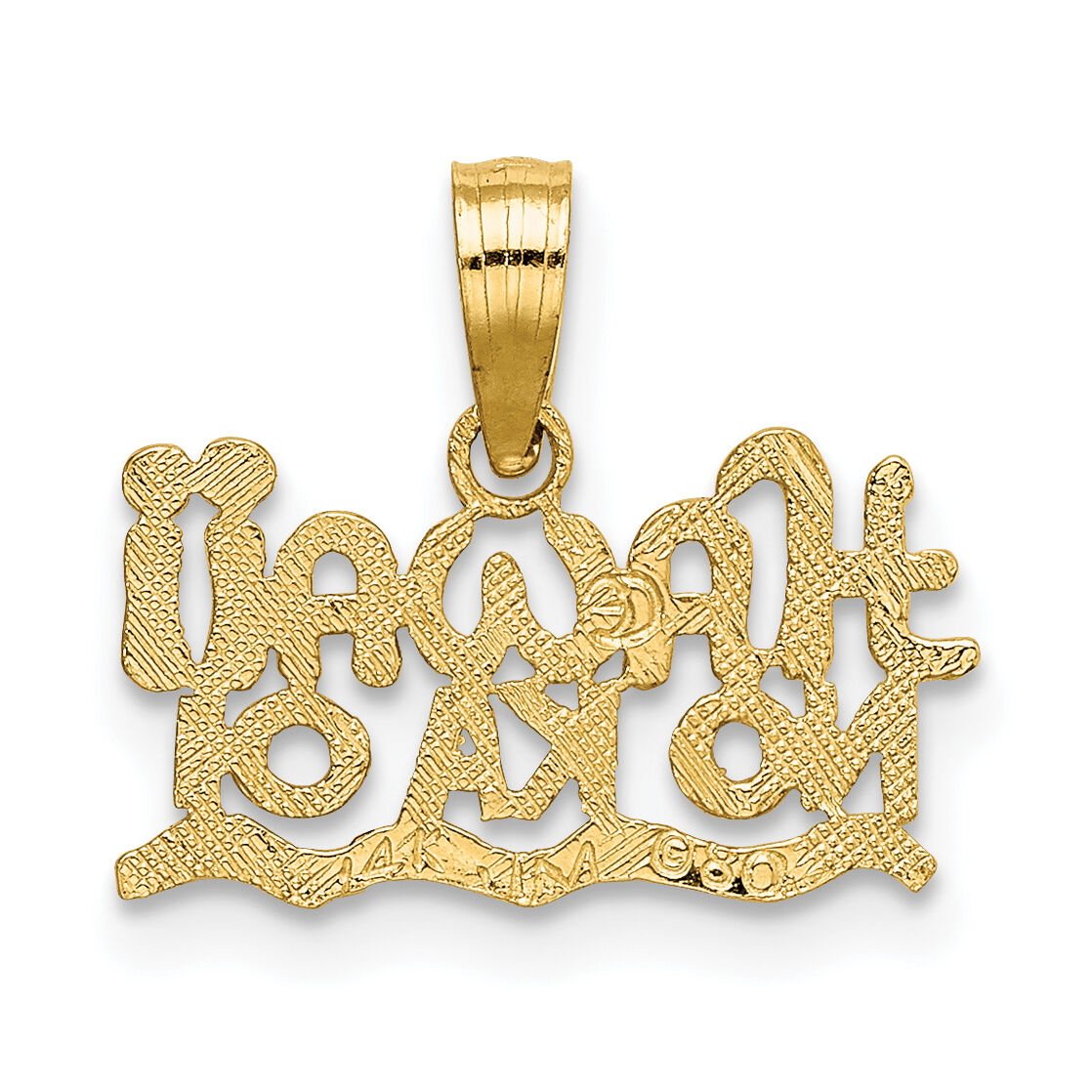 14k HAWAII NO KA OI Charm-K2860