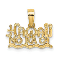 14k HAWAII NO KA OI Charm-K2860