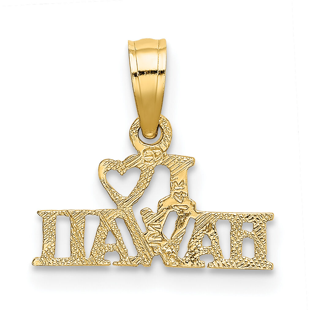 14k I HEART HAWAII Charm-K2861