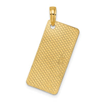 14k FLORIDA SARASOTA License Plate Charm-K2884