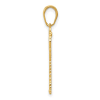 14k Palm Tree Pendant-K2887