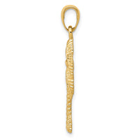 14k Palm Tree Pendant-K2895