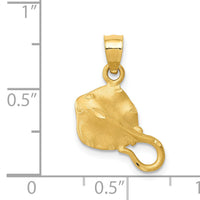 14K Stingray Pendant-K2922
