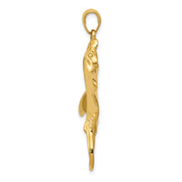 14k Manta Ray Pendant-K2929