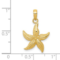 14k Starfish Pendant-K2940