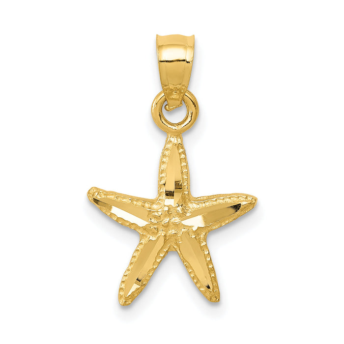 14K Starfish Pendant-K2948