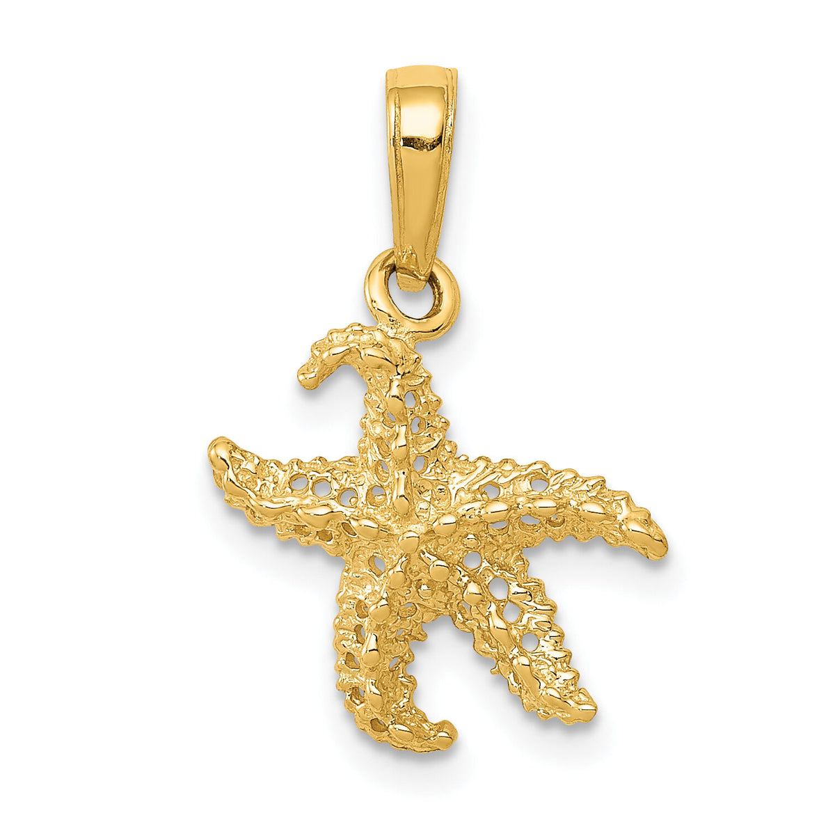 14k Starfish Pendant-K2951