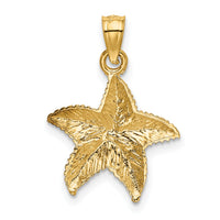 14K Starfish Pendant-K2954