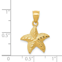 14K Starfish Pendant-K2954