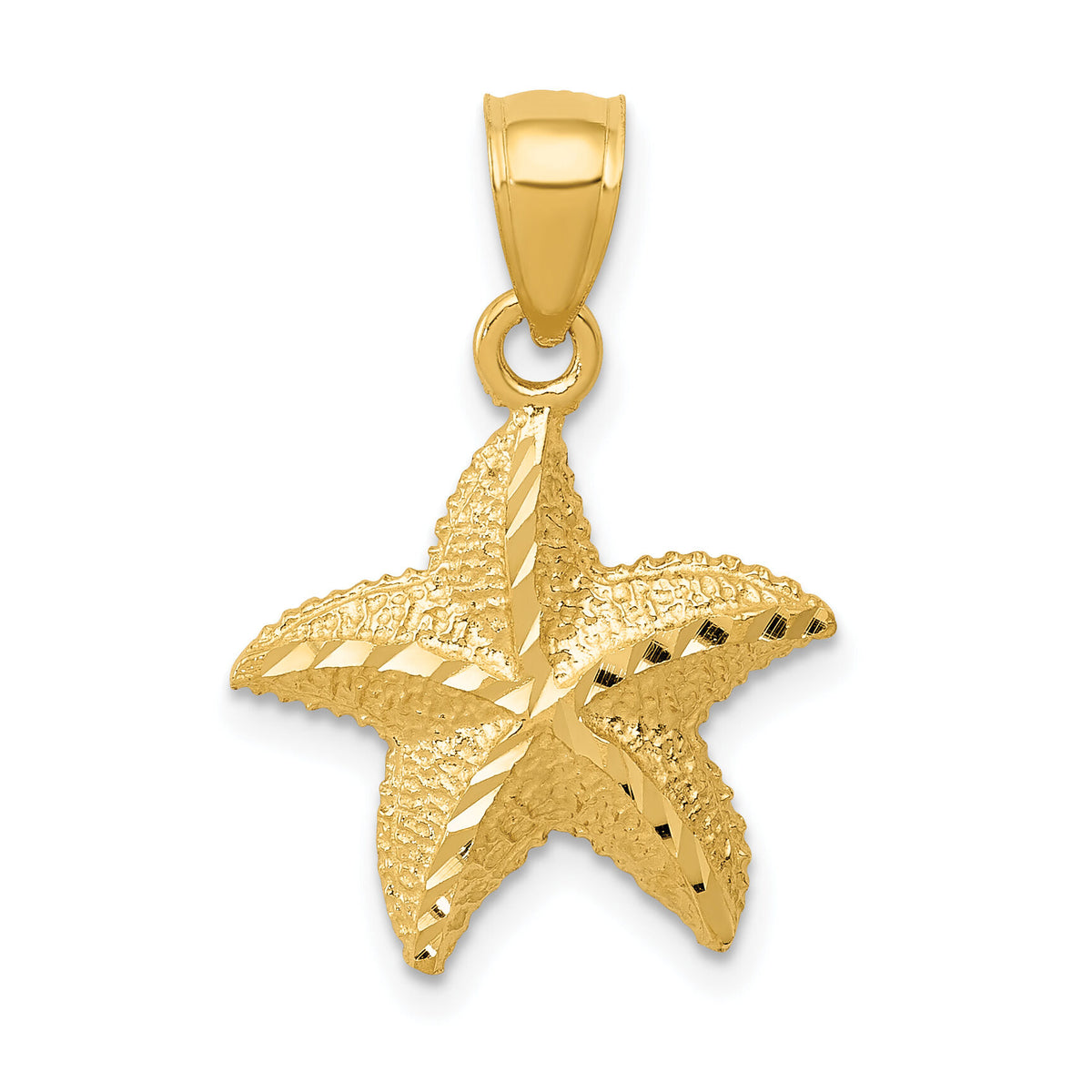 14K Starfish Pendant-K2954