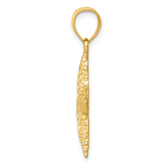 14K Starfish Pendant-K2958