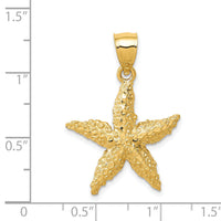 14K Starfish Pendant-K2958