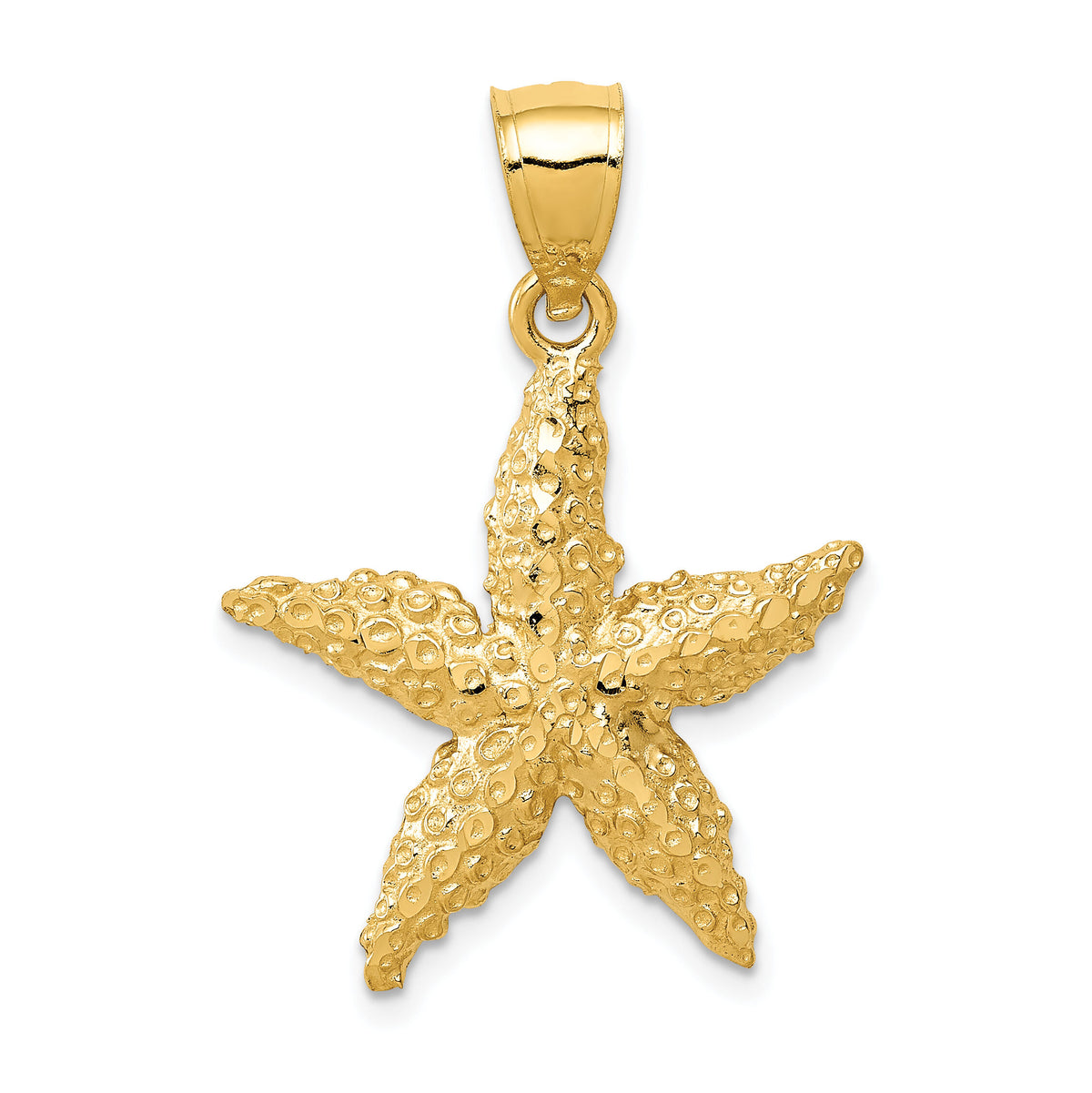 14K Starfish Pendant-K2958