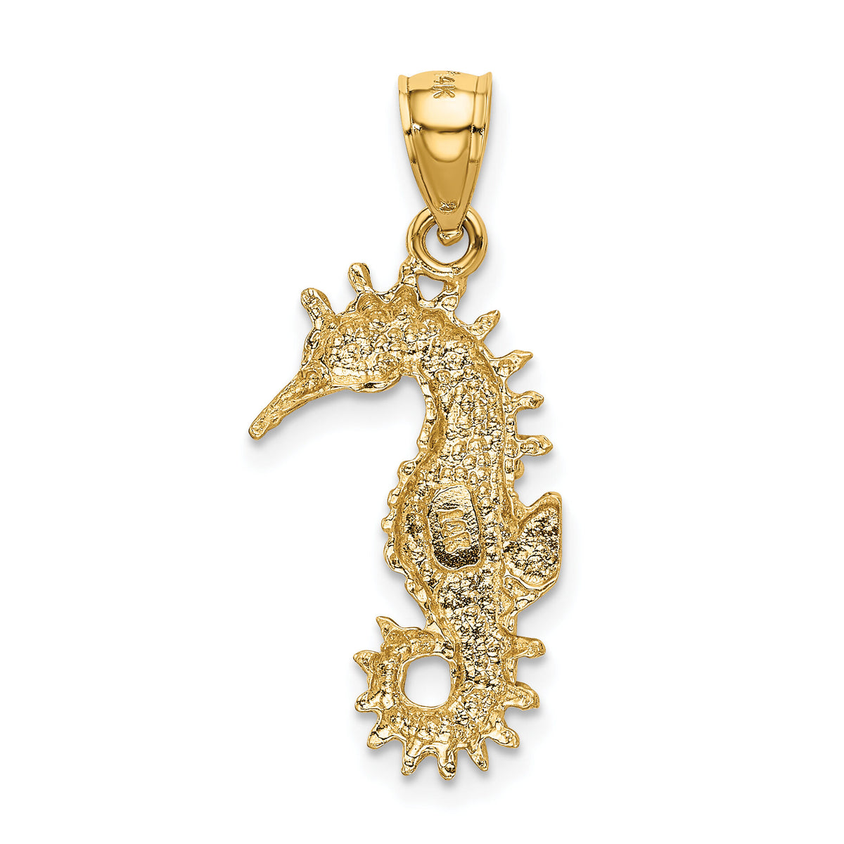14K Seahorse Pendant-K2980