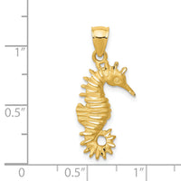 14K Seahorse Pendant-K2980