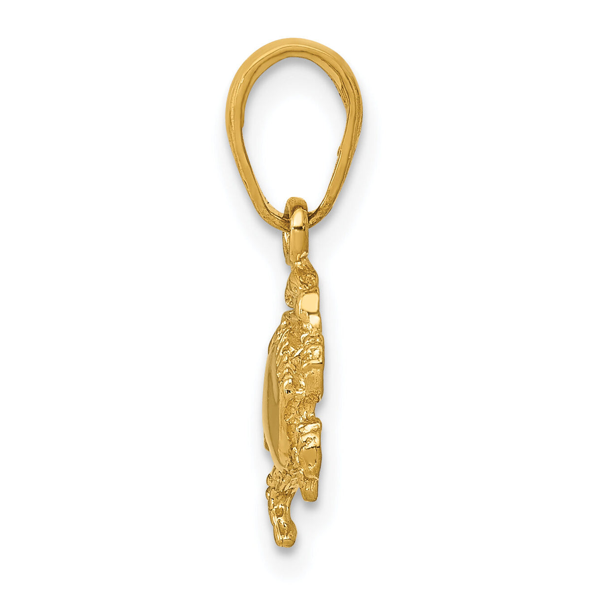 14k Crab Pendant-K2988