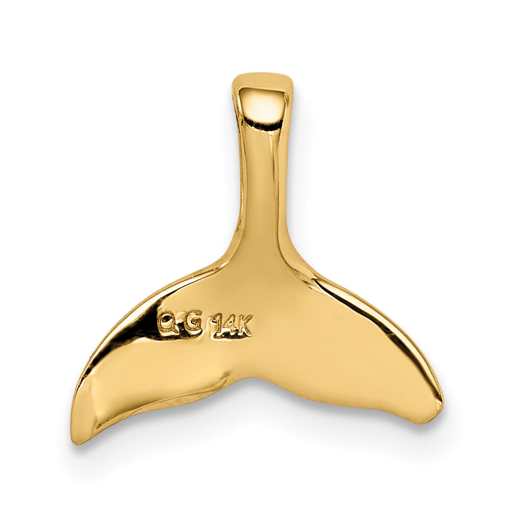 14k Whale Tail Chain Slide-K3026