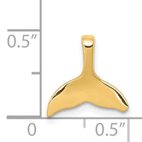 14k Whale Tail Chain Slide-K3026