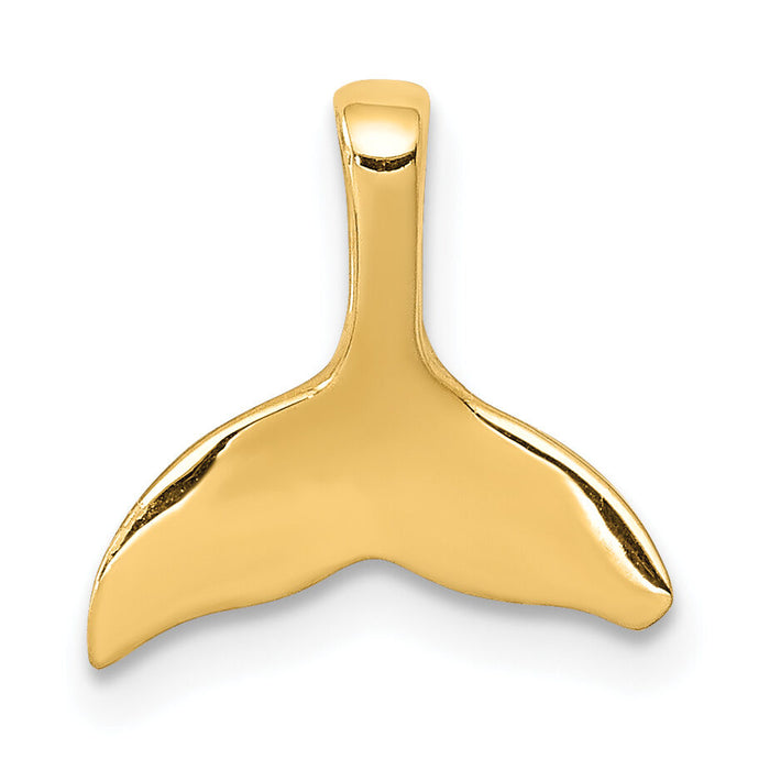 14k Whale Tail Chain Slide-K3026